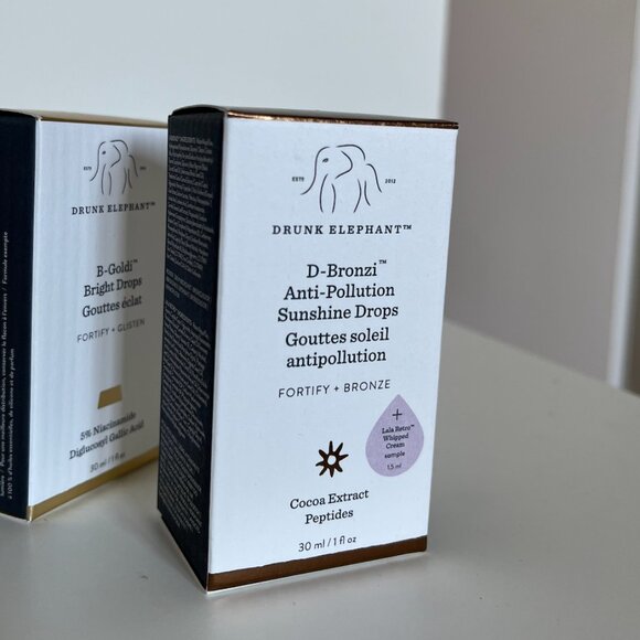 NEW: Drunk Elephant D-Bronzi + O-Bloos + B-Goldi Sunshine Drops - Picture 7 of 7